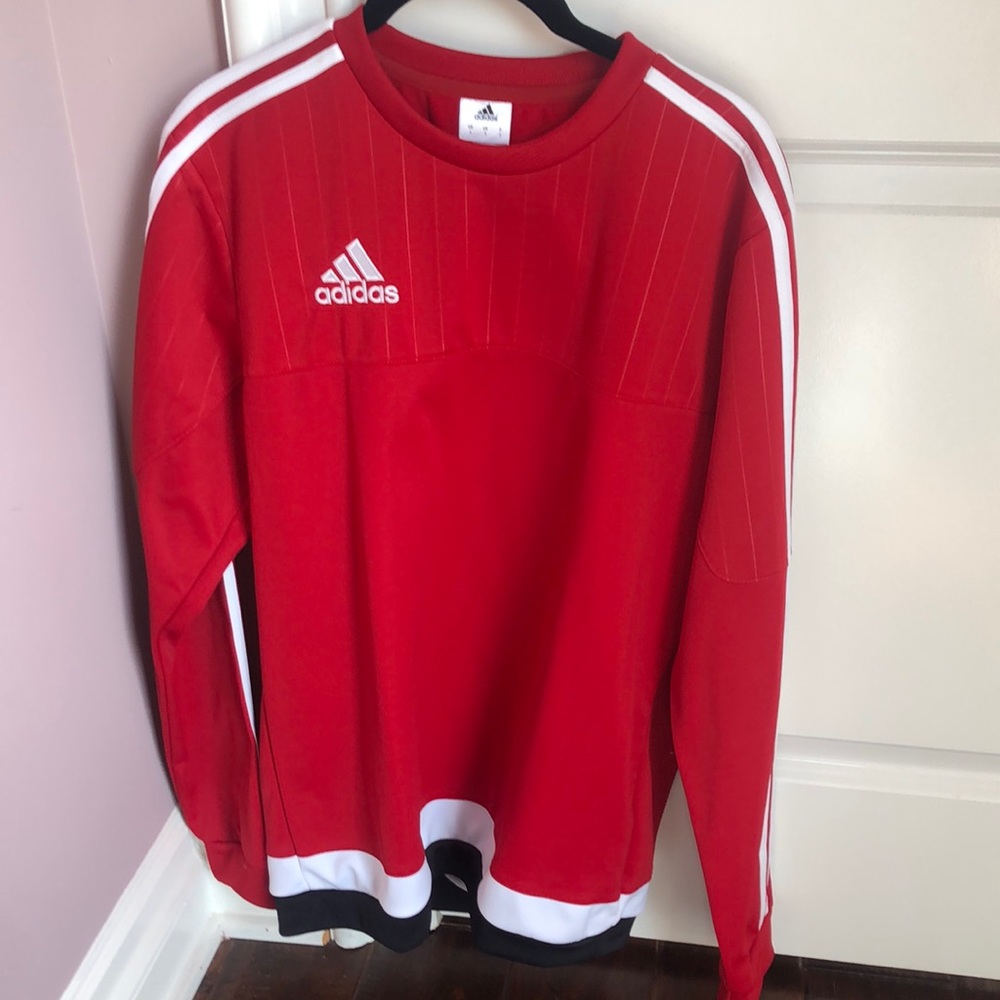 Red adidas long sleeve